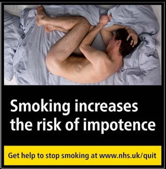 Smoking increases the risk of impotence